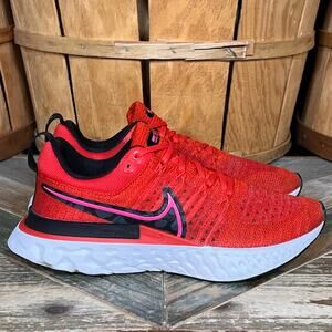 Nike React Infinity Run Flyknit 2 Chile Red DM8073-600 Running Shoes Womens 6.5